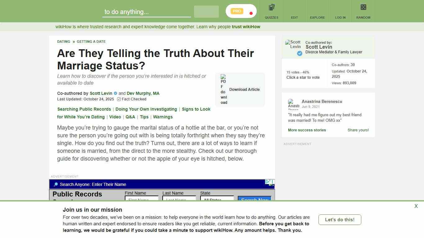 How to Find Out if a Person Is Married: A Thorough Guide